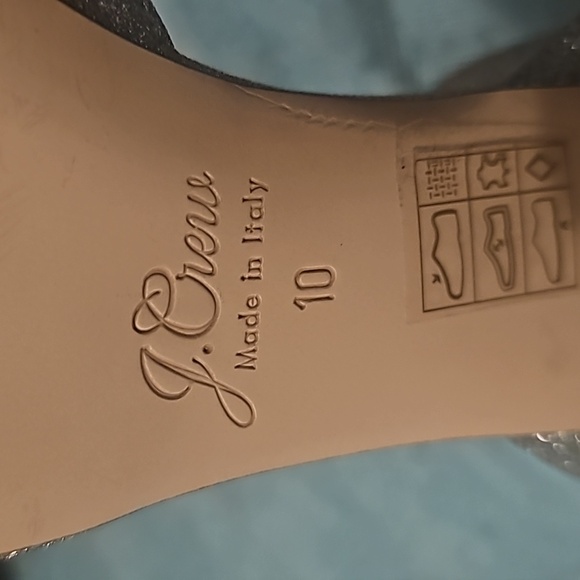 J CREW New Harlow Ankle Strap Pumps Block Heels 10 - Picture 3 of 4